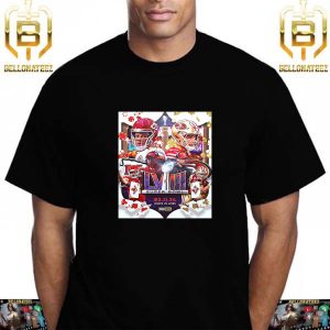 Super Bowl LVIII Is Set Kansas City Chiefs x San Francisco 49ers In Las Vegas February 11th 2024 Unisex T-Shirt