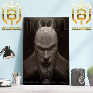 TOOL Effing TOOL In Atlanta GA At The State Farm Arena With Elder January 24th 2024 Home Decor Poster Canvas