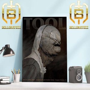 TOOL effing TOOL Corpus Christi TX At The American Bank Center With Elder January 30th 2024 Home Decor Poster Canvas