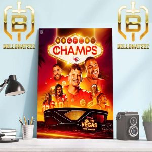 The Chiefs Kingdom Kansas City Chiefs Are AFC Champions For The 4th Time In The Last 5 Years Home Decor Poster Canvas