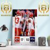 The Kansas City Chiefs Defeating The Baltimore Ravens 17-10 And Back To The Super Bowl Home Decor Poster Canvas