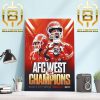 Tampa Bay Buccaneers Players Baker Mayfield And Mike Evans Making NFC South Champions Home Decor Poster Canvas