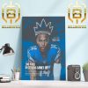 The Detroit Lions WR Amon-Ra St Brown Has Set The New Single-Season Franchise Record For Receptions In A Season Home Decor Poster Canvas