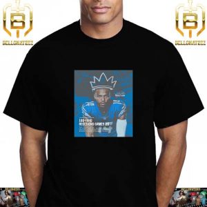 The Detroit Lions WR Amon-Ra St Brown Is The 2023 NFL Leader In 100-Yard Receiving Games Unisex T-Shirt