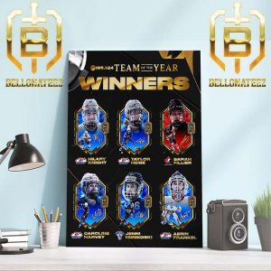 The EA Sports NHL 24 Womens Team Of The Year Winners Home Decor Poster Canvas