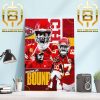 The Kansas City Chiefs Take Down The Ravens And Are Moving On To The Super Bowl LVIII Bound Home Decor Poster Canvas
