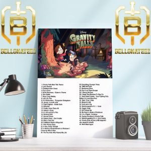 The Original Aoundtrack List For Gravity Falls Of Disney Home Decor Poster Canvas