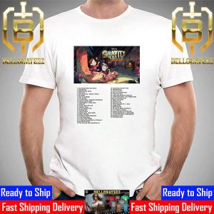 The Original Aoundtrack List For Gravity Falls Of Disney Unisex T-Shirt