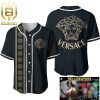 Versace Logo Medusa White Black Luxury Brand Fashion Shirt For Fans Baseball Jersey Outfit