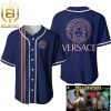 Versace Medusa Cream Luxury Brand Fashion Shirt For Fans Baseball Jersey Outfit