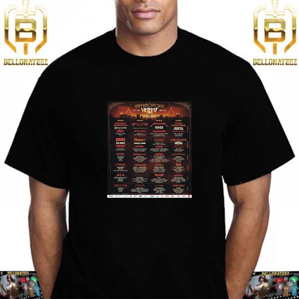 Welcome To Infernopolis Hellfest Open Air Festival Lineup 27th-30th June 2024 Unisex T-Shirt