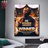 2023 Fox NFL MVP Is Baltimore Ravens QB Lamar Jackson Home Decor Poster Canvas
