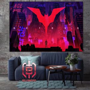 A Pitched Batman Beyond From Animated Film Concept Art By Director Patrick Harpin And PD Yuhki Demers Home Decor Poster Canvas