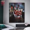 Back To Back Super Bowl Champions For Kansas City Chiefs In Las Vegas NFL 2023 Home Decor Poster Canvas