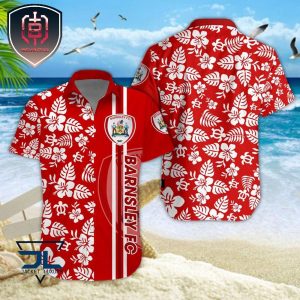 Barnsley FC EFL Championship For Men And Women Tropical Summer Hawaiian Shirt