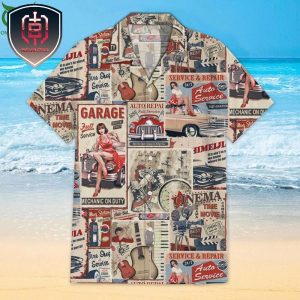 Beauty and the Cars Globe For Men And Women Tropical Summer Hawaiian Shirt