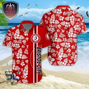 Bristol City EFL Championship For Men And Women Tropical Summer Hawaiian Shirt
