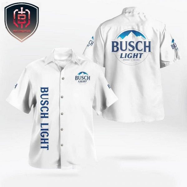 Busch Light For Men And Women Tropical Summer Hawaiian Shirt Classic Brewed In USA For Beer Lovers