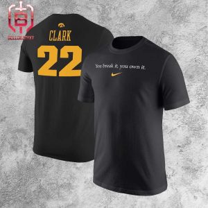 Caitlin Clark Iowa Hawkeyes Nike Unisex Record Breaking Unisex T-Shirt