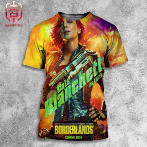 Cate Blanchett As Lilith In Borderlands Official Poster All Over Print Shirt