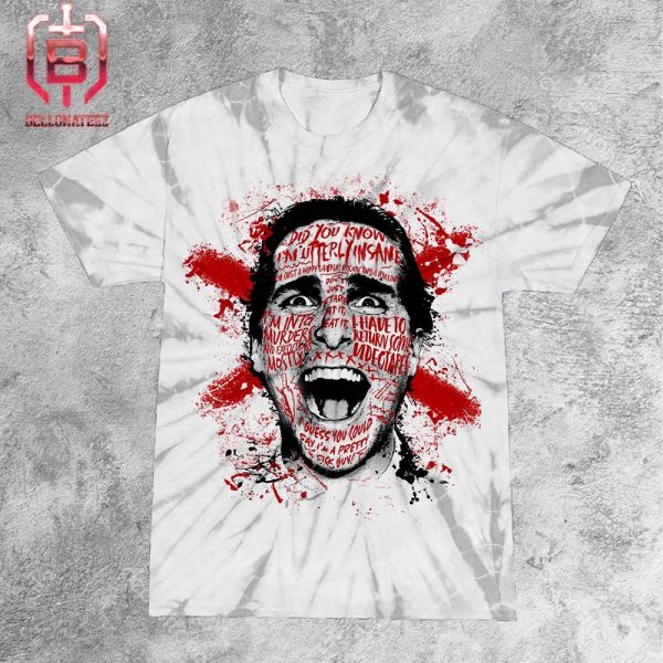 Cavity Colors Unleashing Our New Officially Licensed American Psycho Movie All Over Print Shirt