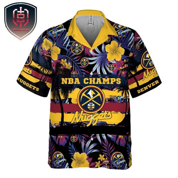 Denver Nuggets NBA Flower  For Men And Women Tropical Summer Hawaiian Shirt
