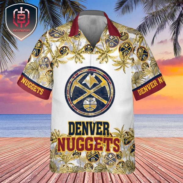 Denver Nuggets NBA Logo  For Men And Women Tropical Summer Hawaiian Shirt