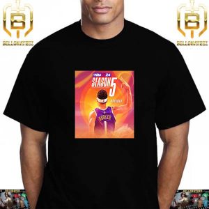 Devin Booker on Cover NBA 2K24 Season 5 Unisex T-Shirt