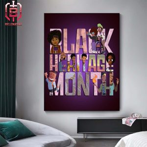 DreamWorkers Draw DreamWorks Characters Inspired By Their Own Lives As They Expressed What Black Heritage Month Means Home Decor Poster Canvas