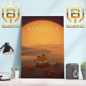 Dune Inspired Poster For Garfield The Movie Home Decor Poster Canvas
