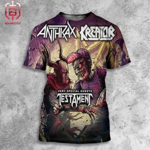 Epic Tour Of Anthrax With Kreator With Very Special Guest Testament All Over Print Shirt