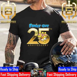 Family Guy 25th Anniversary Official Gold Logo Unisex T-Shirt