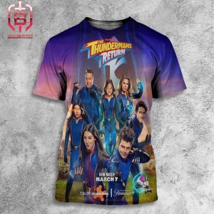 First Poster For The Thundermans Return Releasing On Paramount On March 7 All Over Print Shirt
