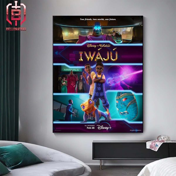 First Poster For Walt Disney Animation Studios New Series Iwaju All episodes Releasing On Disney Plus On February 28 Home Decor Poster Canvas