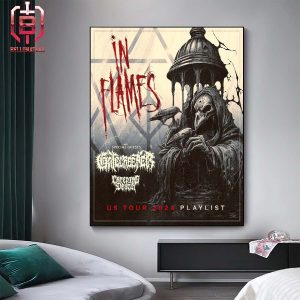 In Flames Get Siked For Our Upcoming Tour With Gatecreeper And Creeping Death Home Decor Poster Canvas
