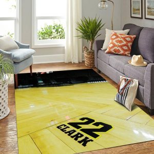 Iowa Hawkeyes Added Caitlin Clark’s Name And Number To Their Court Home Decor For Living Room Bedroom Rug Carpet