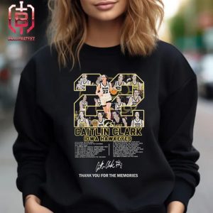 Iowa Hawkeyes Caitlin Clark 22 With All Achivements Thank You For The Memories Unisex T-Shirt