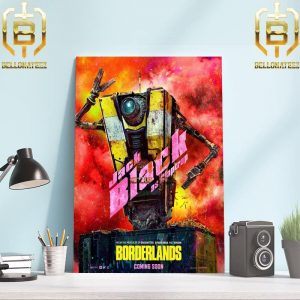 Jack Black as Claptrap in Borderlands Official Poster Home Decor Poster Canvas