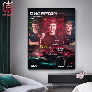 Jarno Opmeer Is Our First-Ever 3x Tier 1 Champion After One Of The Most Dramatic Final Laps In League Racing History Home Decor Poster Canvas