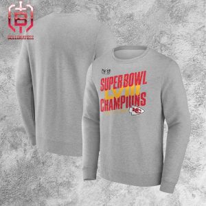 Kansas City Chiefs Fanatics Branded Super Bowl LVIII Champions Iconic Victory Unisex T-Shirt