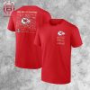 Kansas City Chiefs Fanatics Branded Super Bowl LVIII Champions Counting Points Score Two Sides Unisex T-Shirt