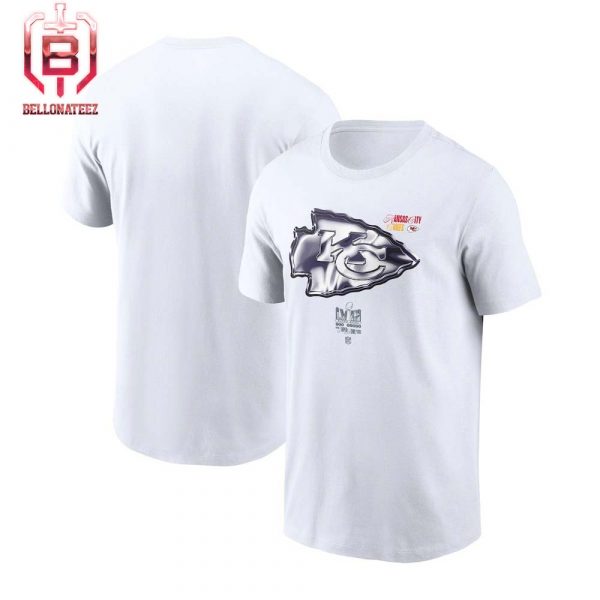 Kansas City Chiefs White Super Bowl LVIII Opening Night Unisex T-Shirt