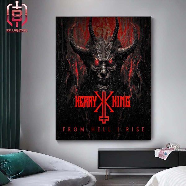 Kerry King Debuted His First Solo Song From Hell I Rise Earlier In The Week And Unveiled His New Bandmates Home Decor Poster Canvas