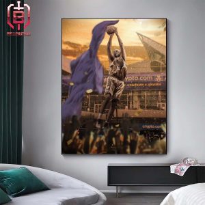 Kobe Bryant’s Statue Gets Unveiled 2.8.24 The Black Mamba Will Be Forever Immortalized Home Decor Poster Canvas