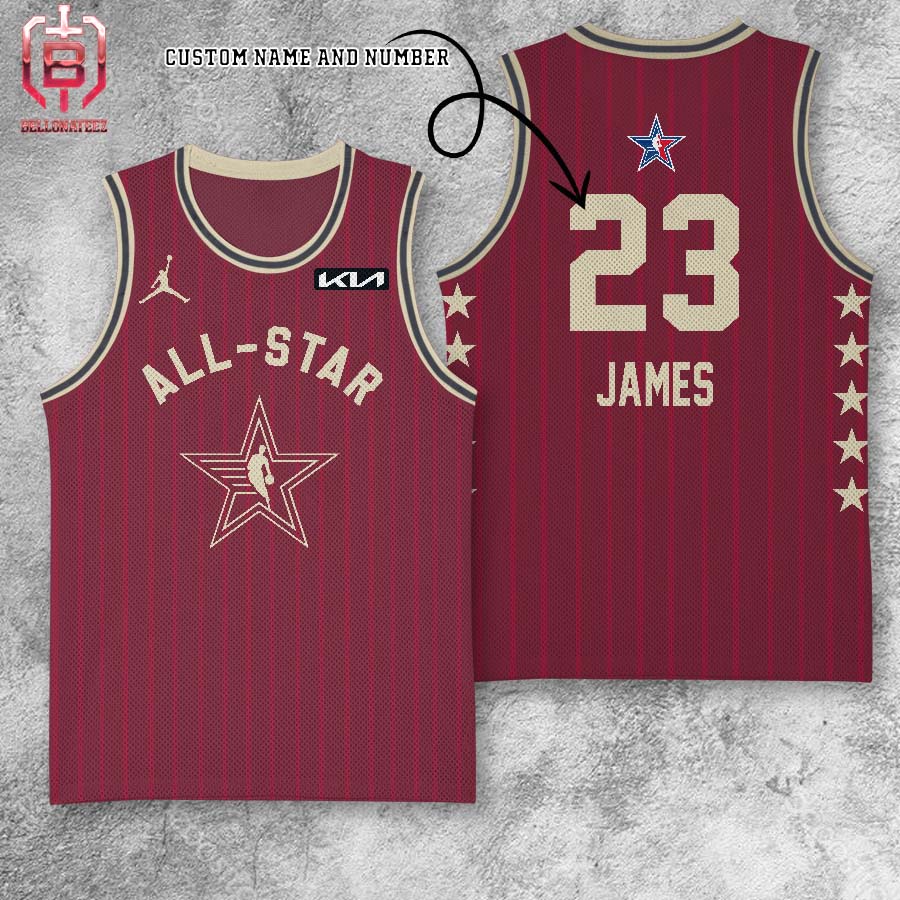 Lebron James NBA Indiana All-Star 2024 Eastern Conference Team Personalized Basketball Jersey Shirt