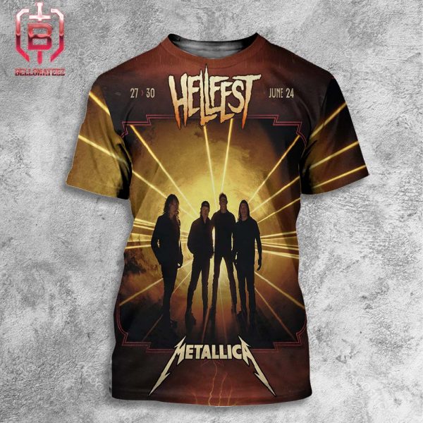 Metallica Will Be In Hellfest On June 29th 2024 All Over Print Shirt