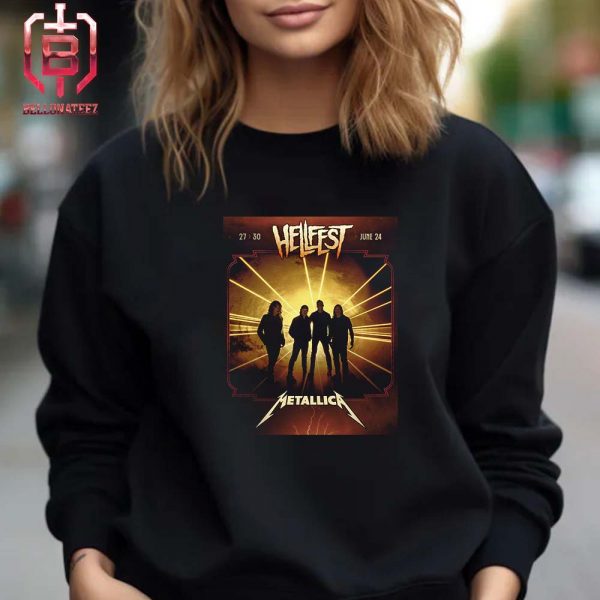 Metallica Will Be In Hellfest On June 29th 2024 Unisex T-Shirt