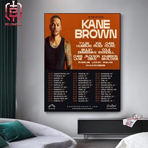 More Shows Added In The Air Tour Of Kane Brown With Many Artists Home Decor Poster Canvas
