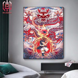 New England Patriots Happy Lunar New Year The Year of the Dragon NFL Home Decor Poster Canvas