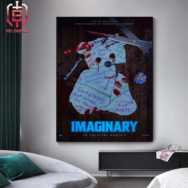 New Poster For Blumhouse’s Imaginary Releasing In Theaters On March 8 Home Decor Poster Canvas